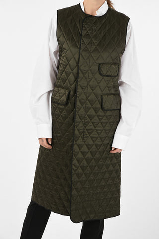 Longline Quilted Vest