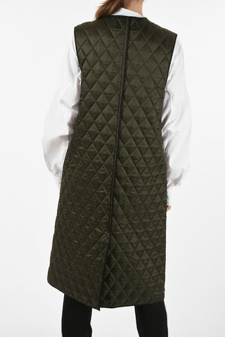 Longline Quilted Vest