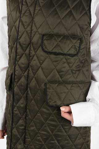 Gilet Lungo Trapuntato