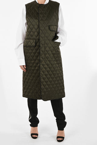 Longline Quilted Vest