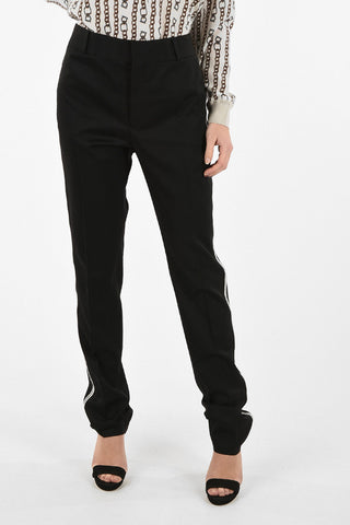Side Embroidered Regular Fit Pants