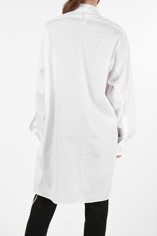 wingtip collar Asymmetrical Shirt