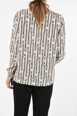 Printed Silk Blouse
