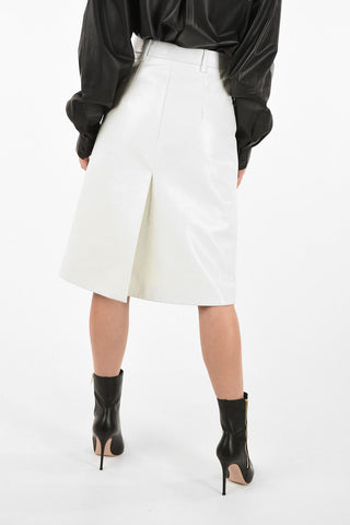 Lined Leather Skirt