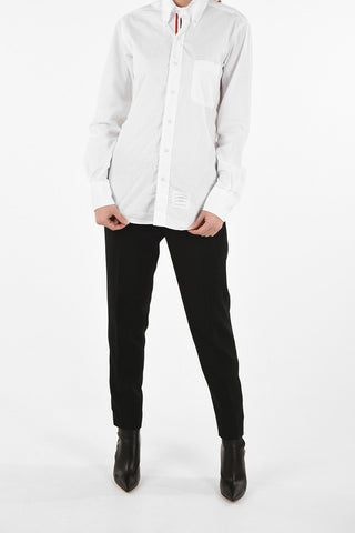 Mid  Rise Piping Pants