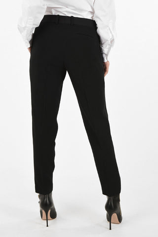 Mid  Rise Piping Pants