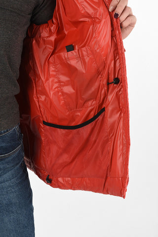 Nylon Hooded Down Jacket