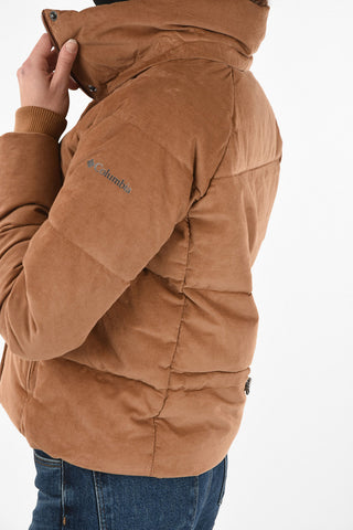 Velvet Crop Down Jacket