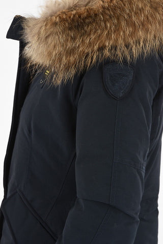 Padded Parka with Fur