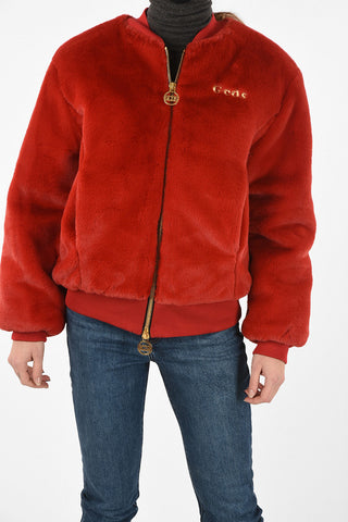HELLO KITTY Faux Fur Bomber