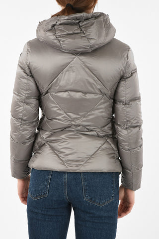 full zip down jacket and quilted jacket