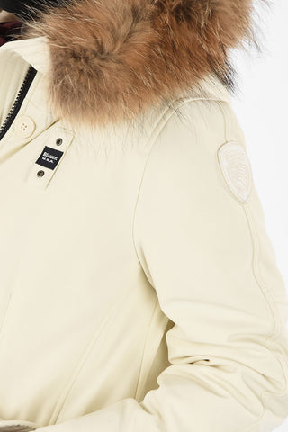 Padded Parka with Fur