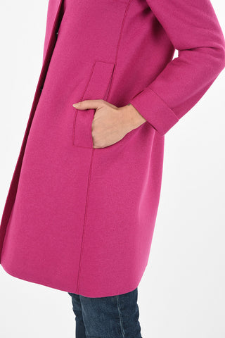 snap button balmacaan GENNY coat