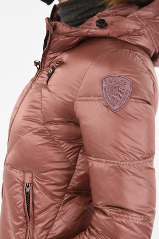 Nylon Quilted Down Jacket