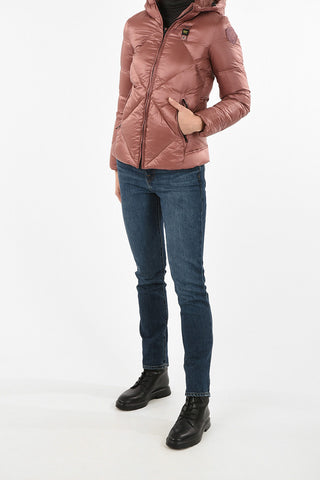 Nylon Quilted Down Jacket