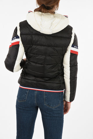 Nylon Hooded Down Jacket