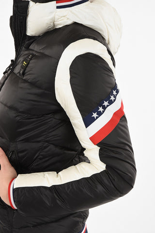 Nylon Hooded Down Jacket