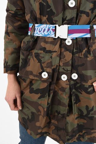 Camouflage Padded Trench