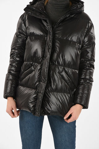 snap button down jacket