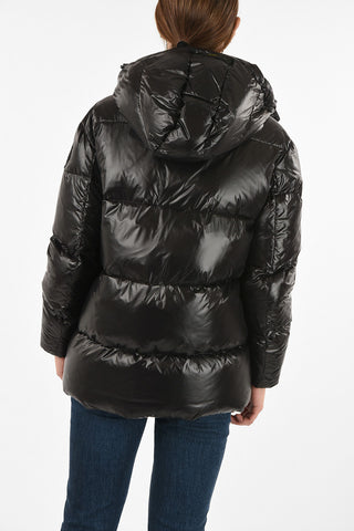snap button down jacket