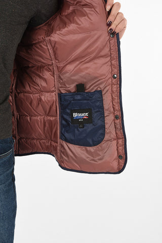 snap button down jacket