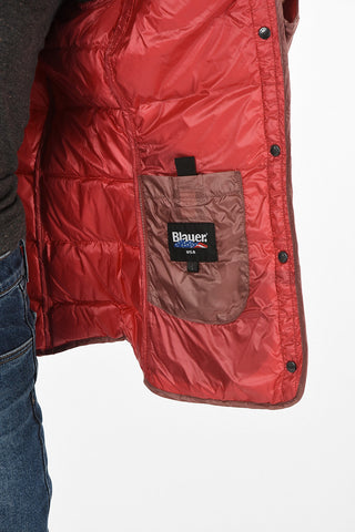 snap button down jacket
