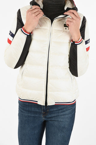 Nylon Hooded Down Jacket