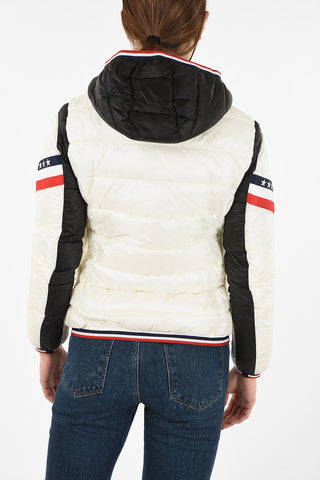 Nylon Hooded Down Jacket