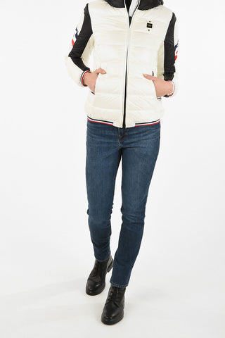 Nylon Hooded Down Jacket