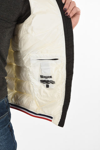 Nylon Hooded Down Jacket