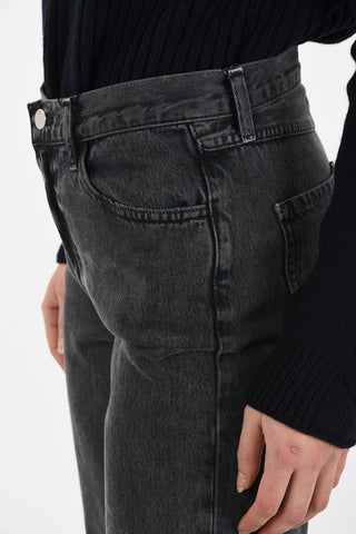 @HOSKO ELSA Mid-rise waist straight fit  ELSA SUNDAY jeans