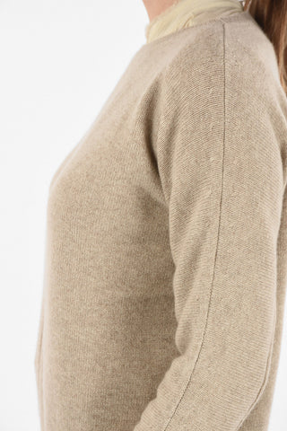 cashmere MASQUE crew-neck sweater