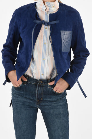 Suede Cropped Jacket