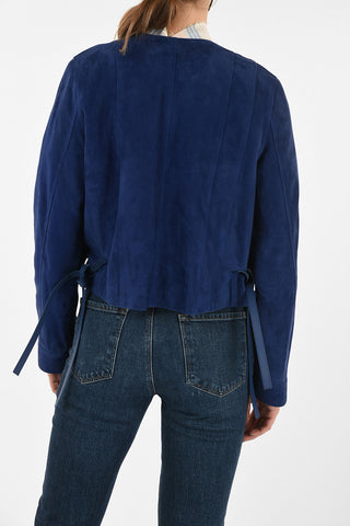 Suede Cropped Jacket