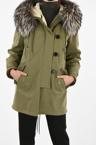 Parka With Fox Fur Trimmings