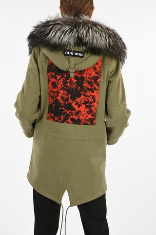 Parka With Fox Fur Trimmings