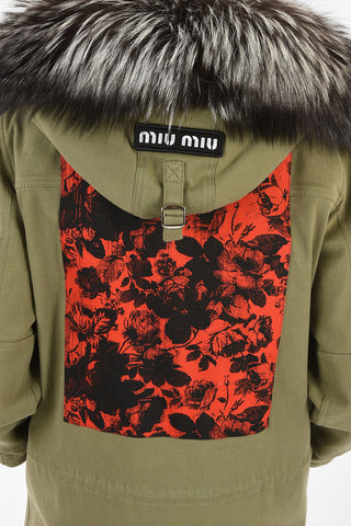 Parka With Fox Fur Trimmings