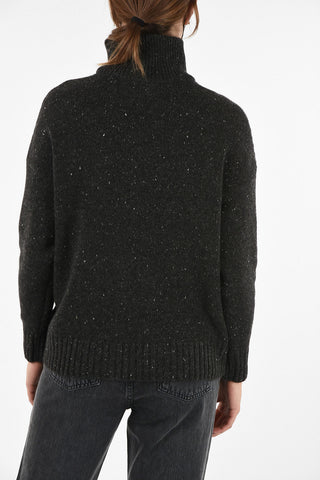 maglia a collo alto in cashmere