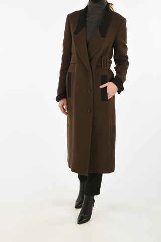 Double Breasted Coat with Belt