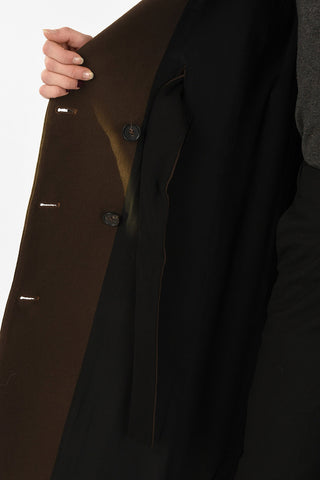 Double Breasted Coat with Belt