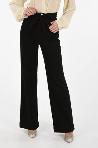 high-rise waist SUKEY bootcut jeans with belt