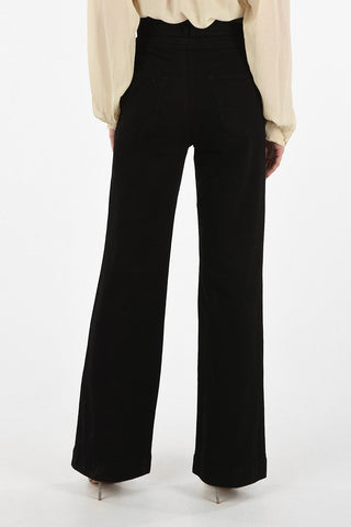 high-rise waist SUKEY bootcut jeans with belt
