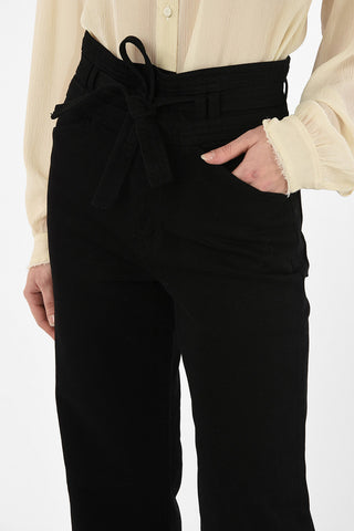 high-rise waist SUKEY bootcut jeans with belt