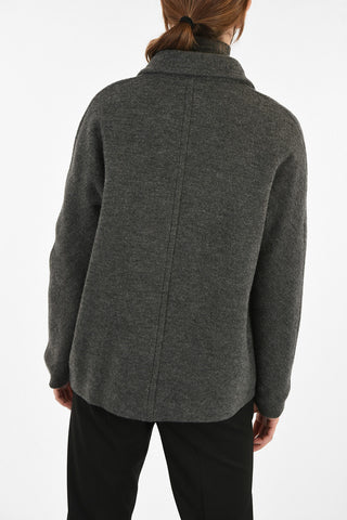 Wool 3 Button A line Jacket