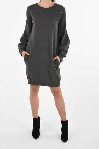 bishop sleeve knit dress