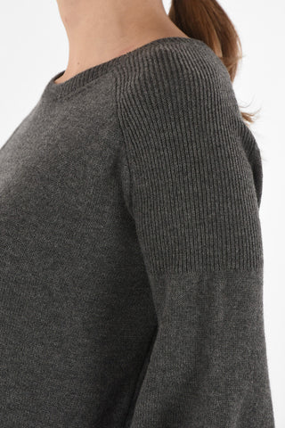 bishop sleeve knit dress