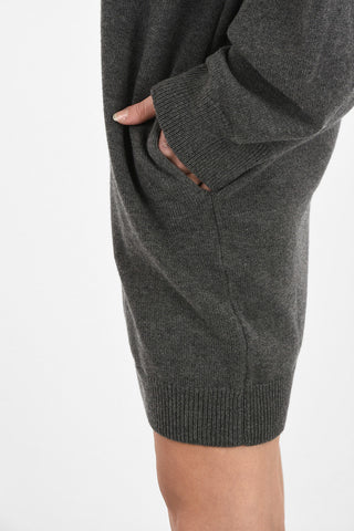bishop sleeve knit dress