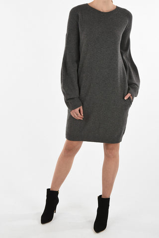 bishop sleeve knit dress
