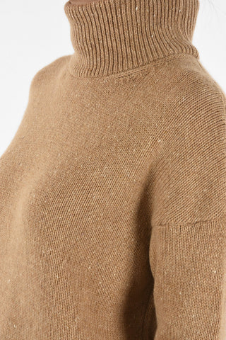 cashmere turtle-neck sweater