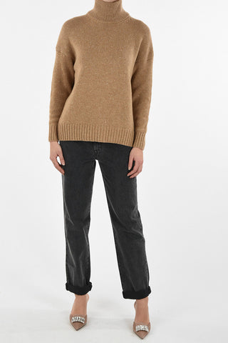 cashmere turtle-neck sweater